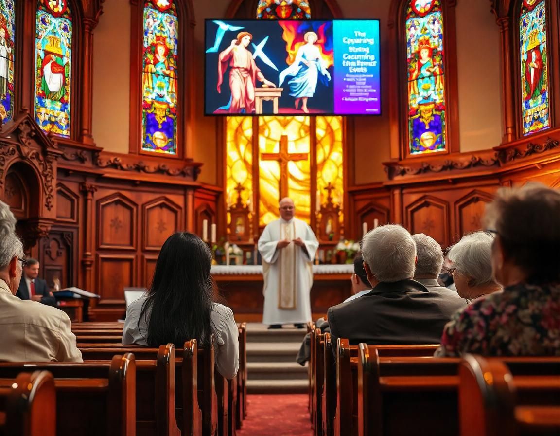 digigális-kijelzők-egyházi-intézményekben digitális kijelzők  templomokban