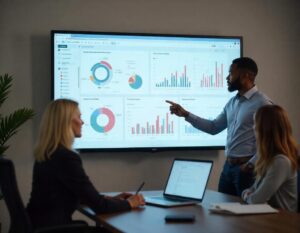 Digitális kijelző iroda