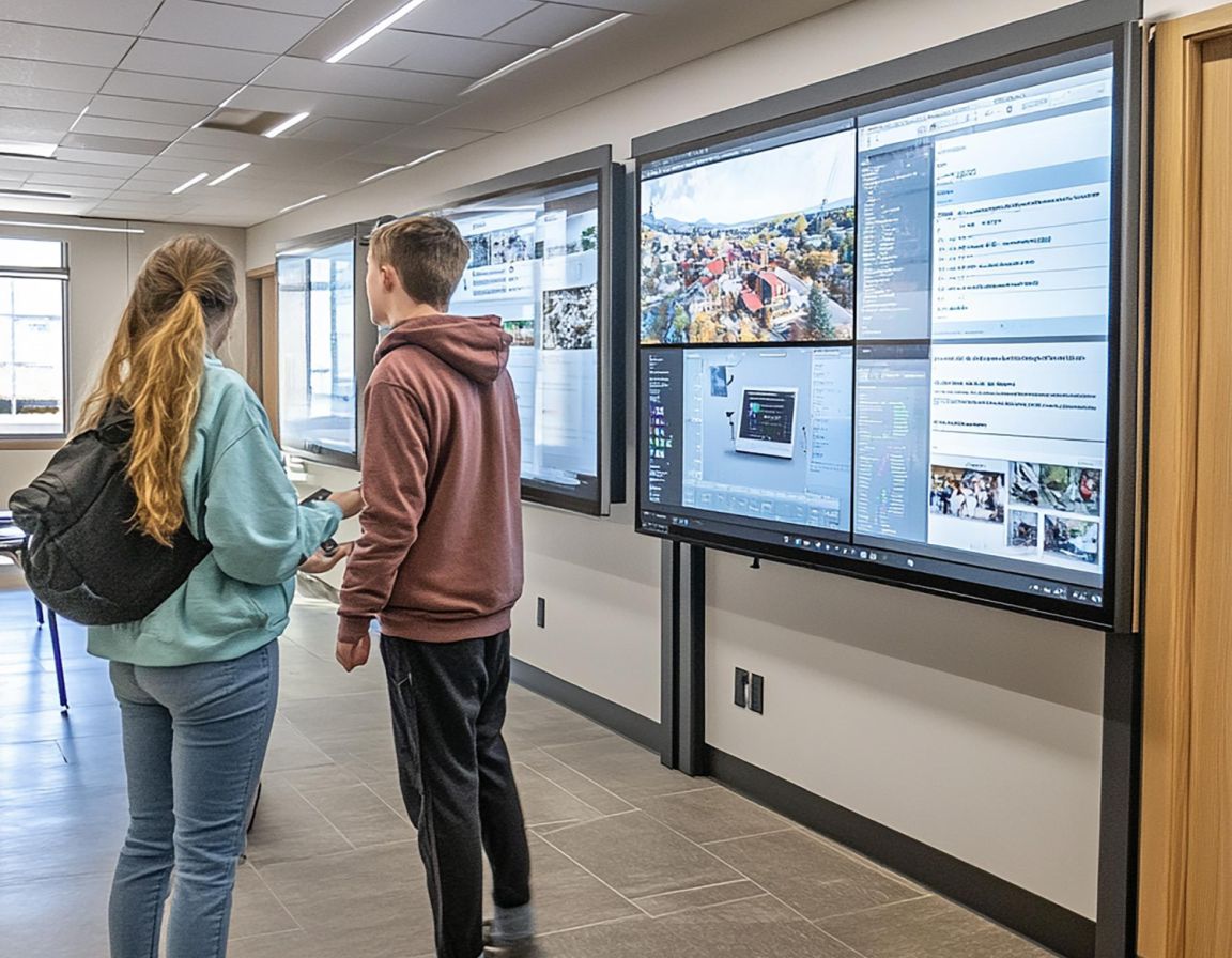 digitális-kijelzők-oktatásban digitális kijelzők az oktatásban