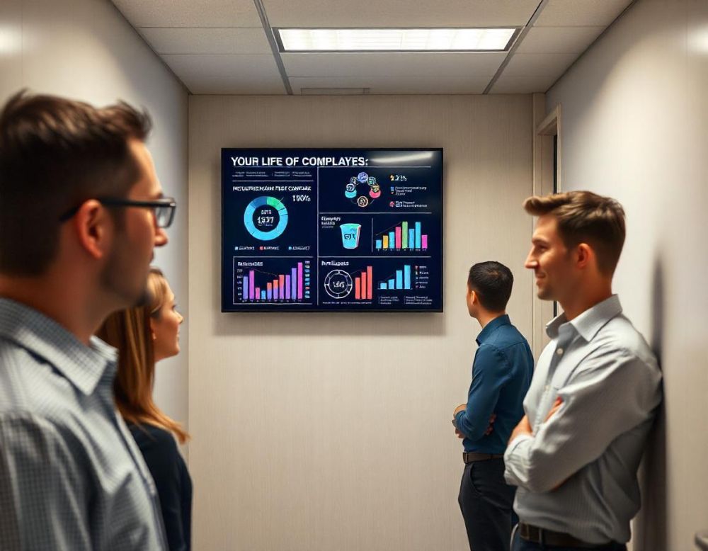 digitalis-kijelzo-vallalati-iranyitopult digitális kijelző kávézőkban